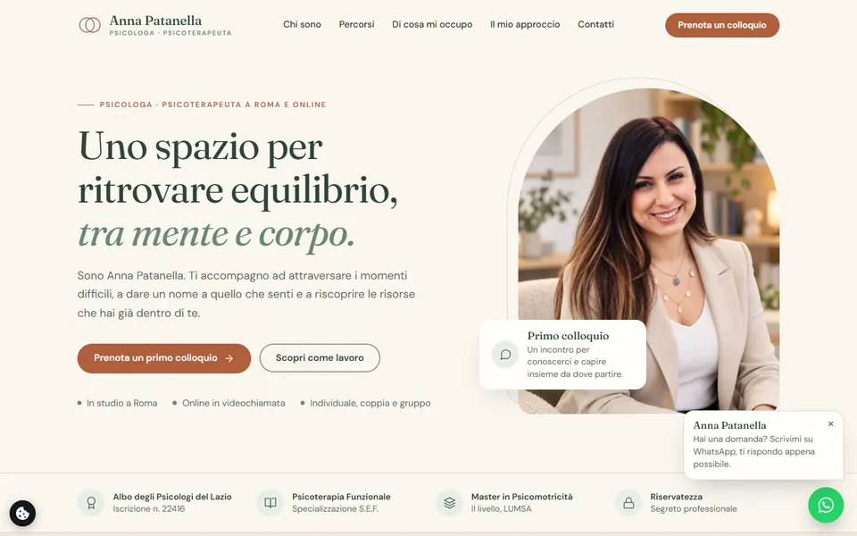 Preview of Anna Patanella, psicoterapeuta