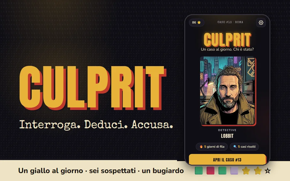 Preview of Culprit