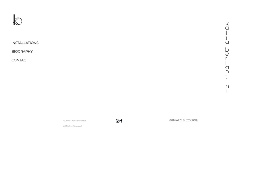 Preview of Katia Berlantini, installazioni
