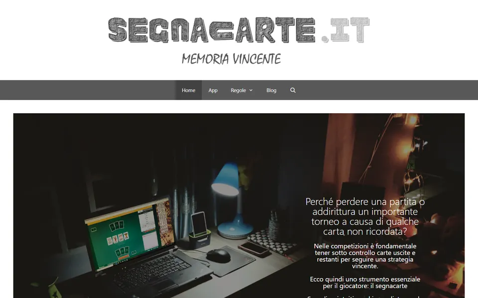 Preview of Segnacarte.it